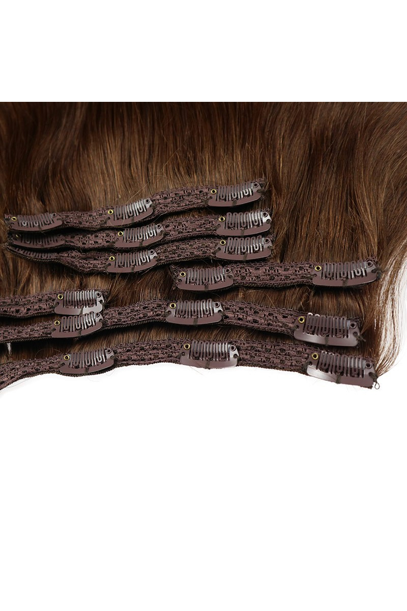 Clip In REMY HOLLYWOOD, 260 g, 50 - 55 cm, ombre - 4/18