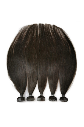 Barvené vlasové pásky ProfiBeauty® - tmavě hnědá - 2