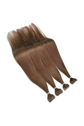Barvené vlasové pásky ProfiBeauty® - měděný kaštan - 17