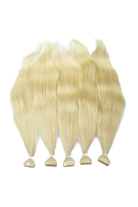 Barvené vlasové pásky ProfiBeauty® - zlatá blond - 25