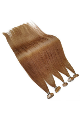 Barvené vlasové pásky ProfiBeauty® - světlý mahagon - 30
