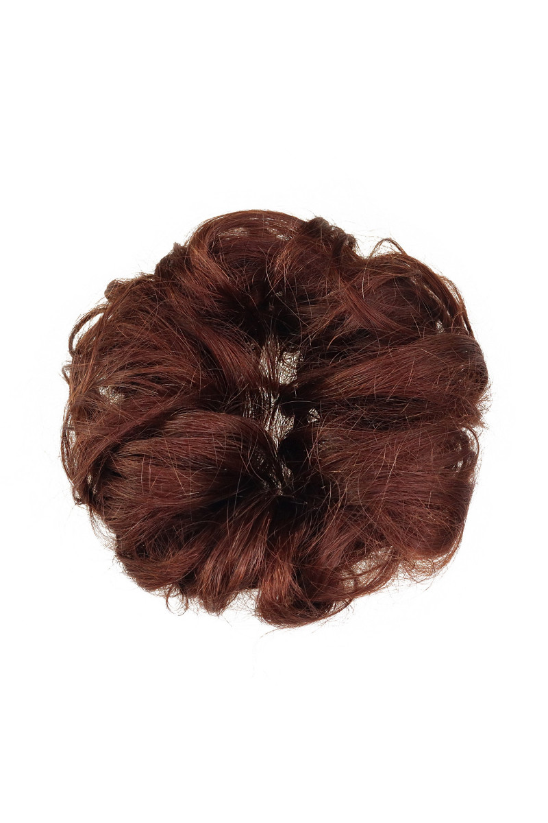 Vlasová gumička - kaštanově mahagonová - 32