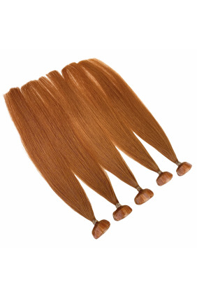 Barvené vlasové pásky ProfiBeauty® - ohnivá zrz - 130