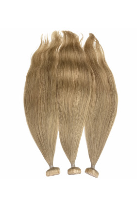 Barvené vlasové pásky ProfiBeauty® - světle hnědá popelavá - 11