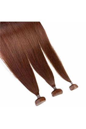 Barvené vlasové pásky ProfiBeauty® - tmavý mahagon - 33