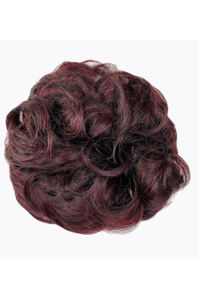 Syntetická vlasová gumička - tmavě fialová - 99J