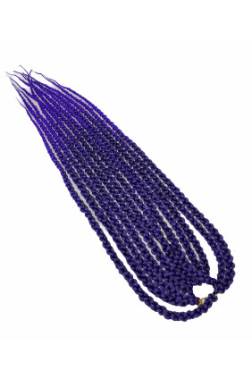 Syntetické 3D copánky - fialová - Purple