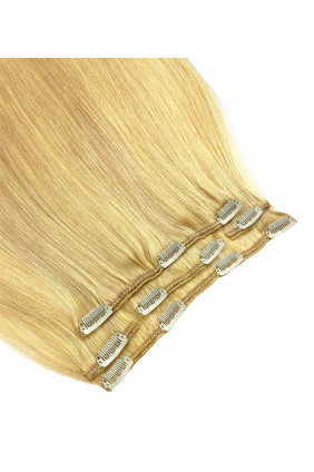 Clip In REMY, 60g, 40cm, extra platina - 24