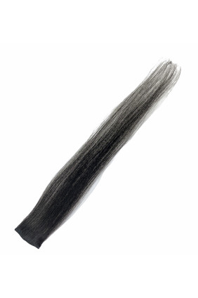 Zahušťovací, melírovací Clip In, 1 ks, 6 g, 40 cm, černá jako uhel - 1