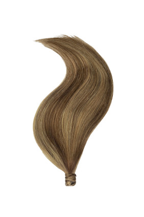 Culík - ponytail - melír středně hnědá/písková - 4/18, 100 g