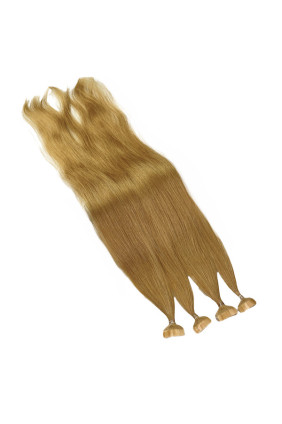 Barvené vlasové pásky ProfiBeauty® - tmavější blond - 27-3