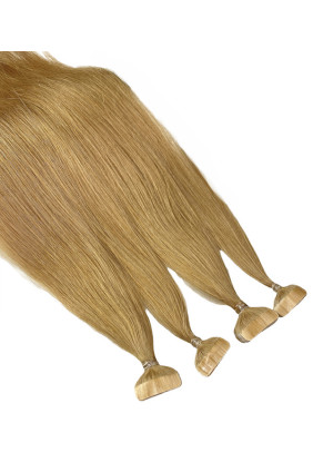 Barvené vlasové pásky ProfiBeauty® - tmavější blond - 27-3