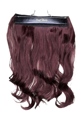 Syntetické Flip in vlasy vlnité - tmavě fialová - 99J