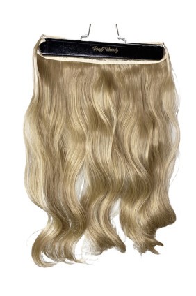 Syntetické Flip in vlasy vlnité - popelavá blond - 15