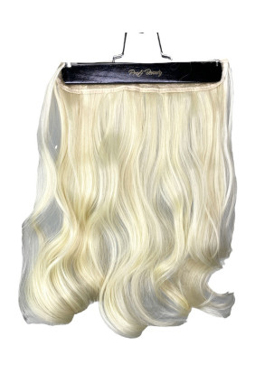 Syntetické Flip in vlasy vlnité - nejsvětlejší blond - 613