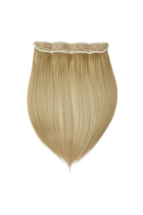 Syntetické Flip in vlasy rovné - zlatá blond - 25