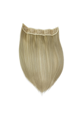 Syntetické Flip in vlasy rovné - tmavá blond - 27