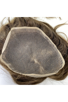Dámské tupé z pravých vlasů - středoevropských, 30-35 cm, středně hnědá - 4