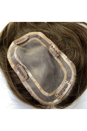 Dámské tupé z pravých vlasů - středoevropských, 30-35 cm, světlý kaštan - 6