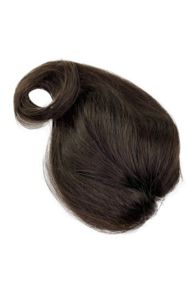 Dámské tupé z pravých vlasů - středoevropských, 35-40 cm, přírodně černá - 1B