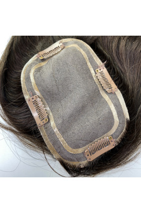 Dámské tupé z pravých vlasů - středoevropských, 35-40 cm, přírodně černá - 1B