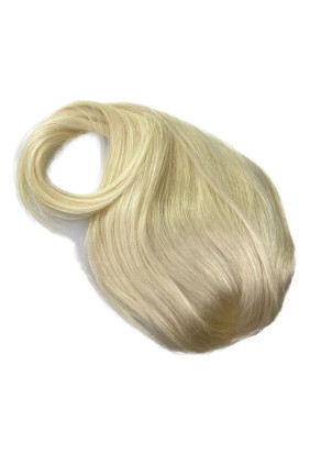 Dámské tupé z pravých vlasů - středoevropských, 35-40 cm, extra platina - 24