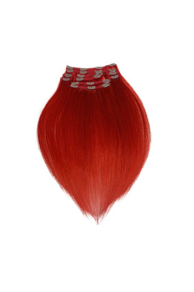 Clip In REMY CLASSIC, 120g, Red