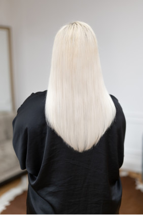 Barvené vlasové pásky ProfiBeauty® -bílá blond - 61